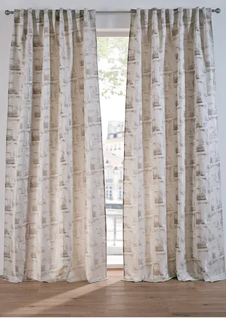 bonprix Blickdichter Fertigvorhang in edler Optik