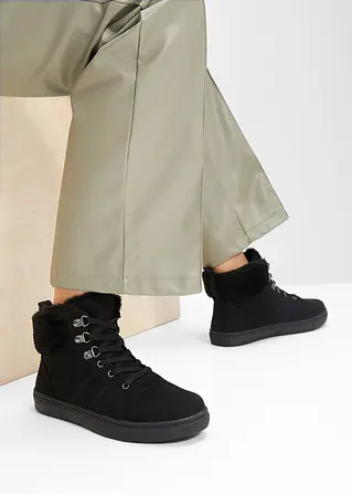 Bonprix Boot Mit Schnürung - Schwarz - Damen