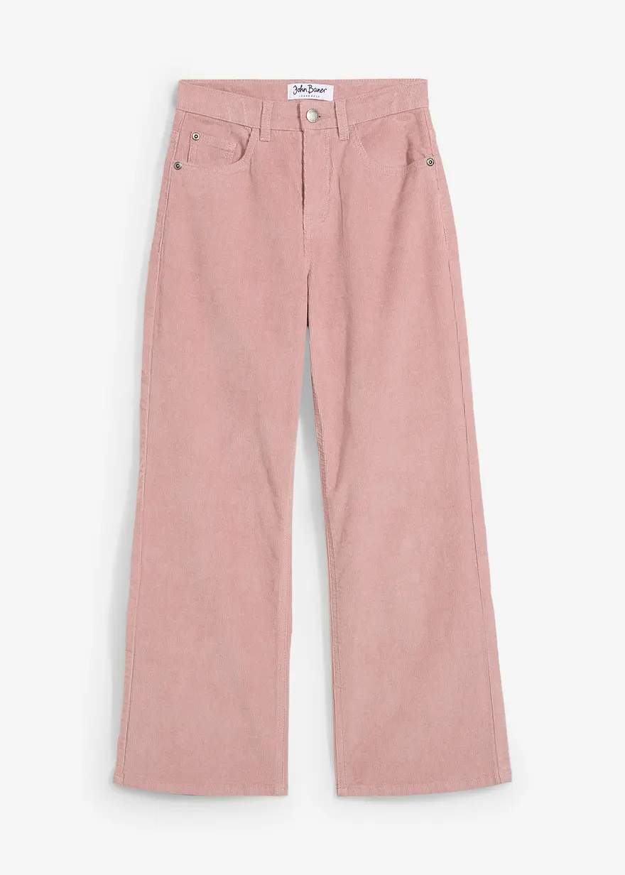 bonprix Coole Mädchen Hose aus Cord - rosa - Kinder