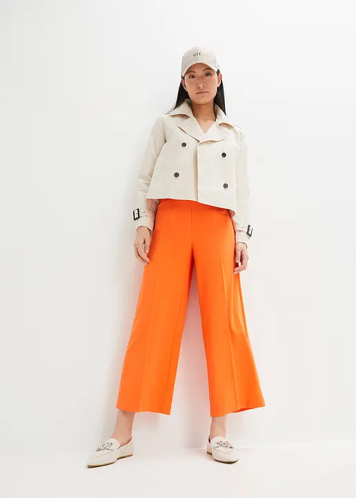 Bonprix Culotte In Auffallender Farbe - Orange - Damen