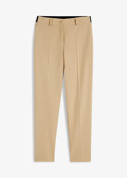 bonprix Elegante Hose mit Bügelfalte - beige - Damen