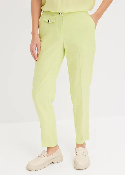 Bonprix Elegante Schmale 7/8 Hose - Grün - Damen