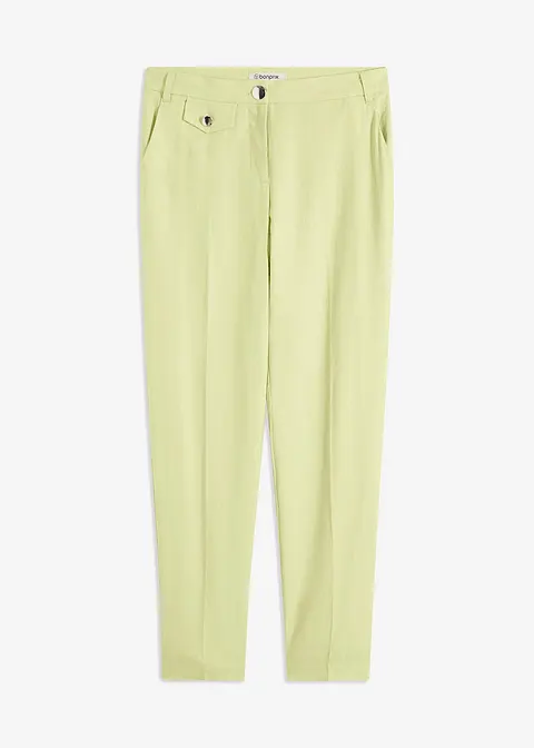 bonprix elegante schmale 7/8 Hose - grün - Damen
