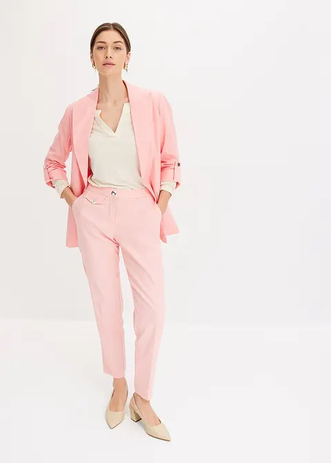 Bonprix Elegante Schmale 7/8 Hose - Rosa - Damen