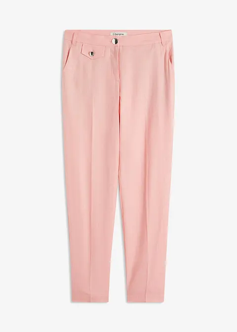 bonprix elegante schmale 7/8 Hose - rosa - Damen
