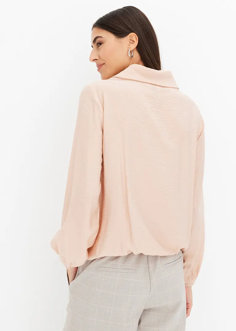 Bonprix Elegante Tunika Mit Struktur - Beige - Damen