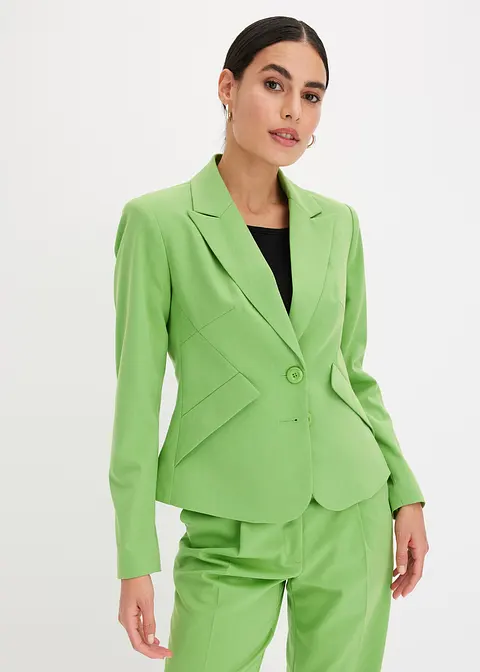 Bonprix Eleganter Blazer - Grün - Damen