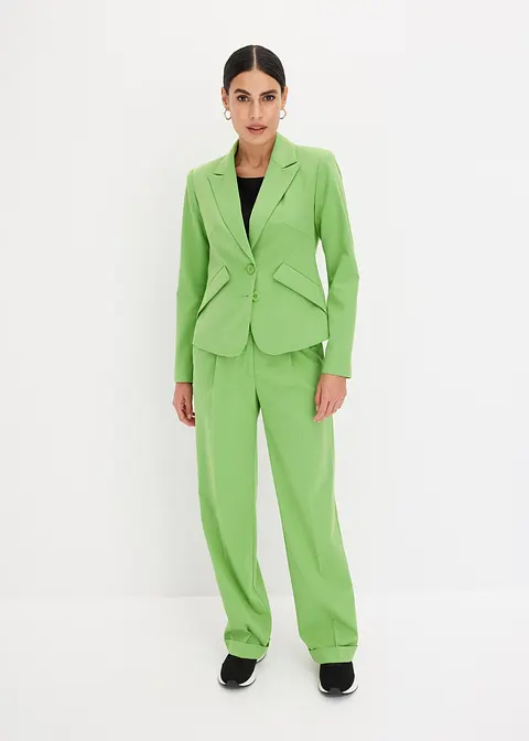 Bonprix Eleganter Blazer - Grün - Damen