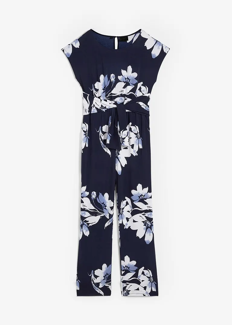 bonprix eleganter Jumpsuit - blau petite - Damen