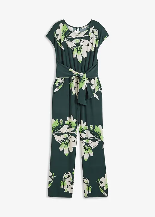 bonprix eleganter Jumpsuit - grün petite - Damen