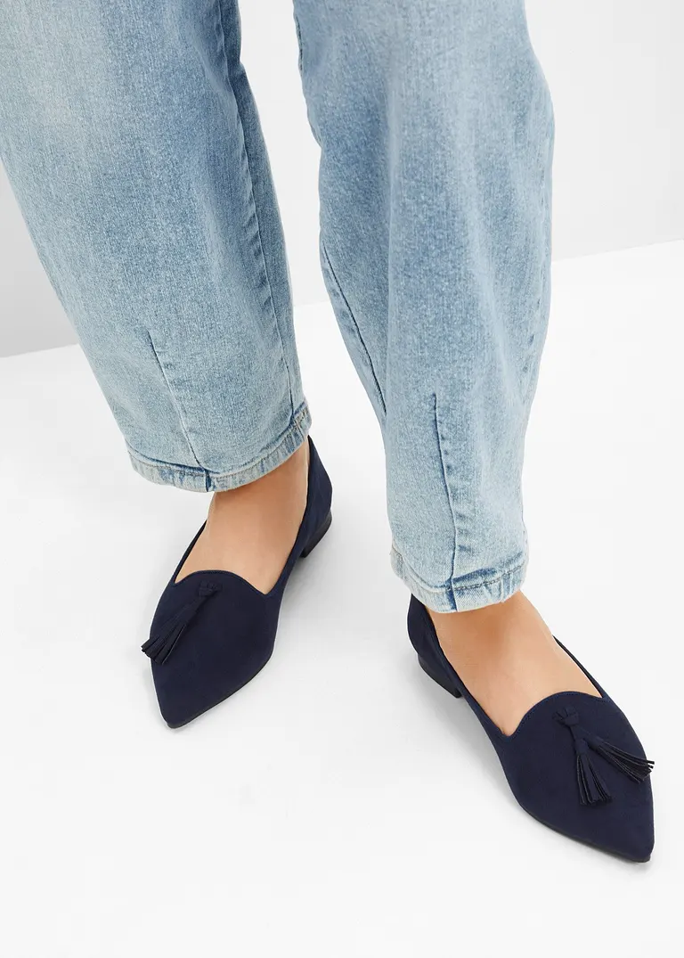 Bonprix Eleganter Tassel-Loafer - Blau - Damen