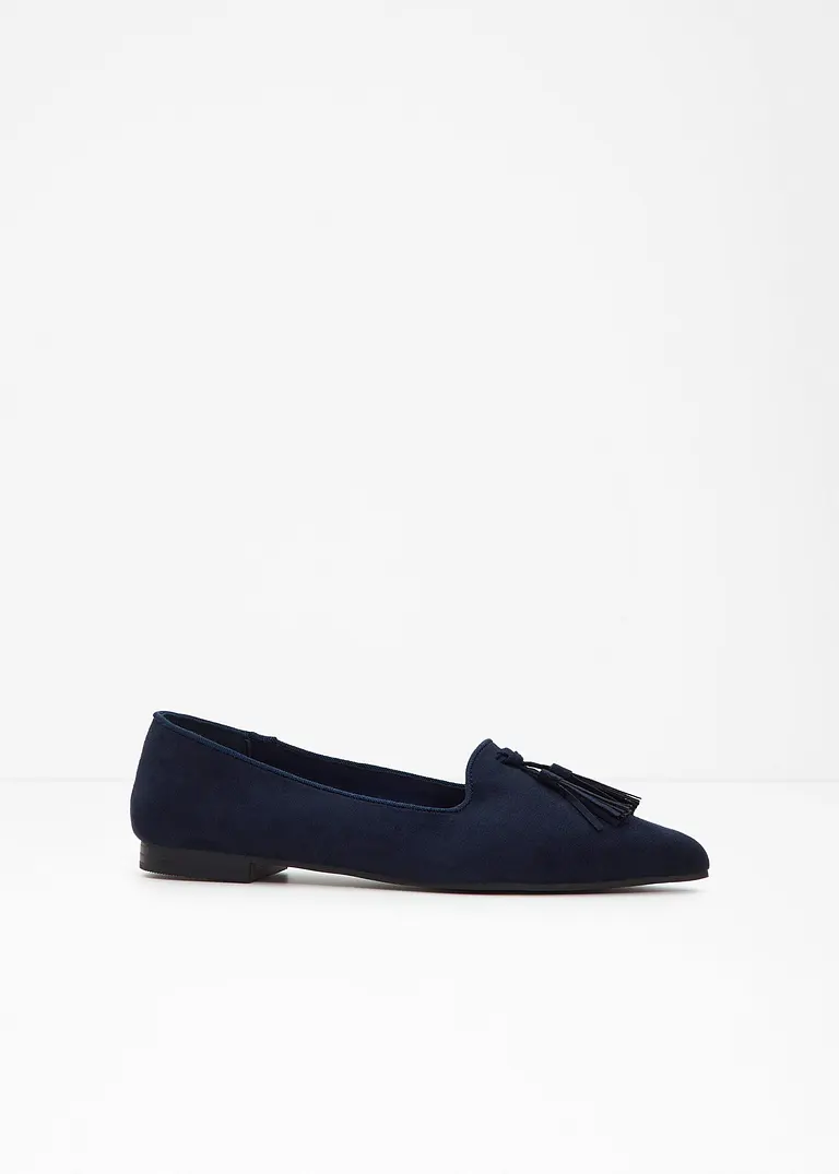 bonprix Eleganter Tassel-Loafer - blau - Damen