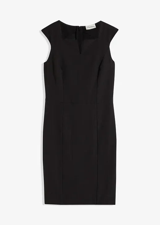 bonprix elegantes Etuikleid - schwarz - Damen