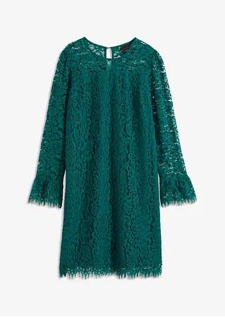 bonprix elegantes Spitzenkleid - grün - Damen