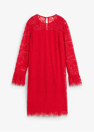 bonprix elegantes Spitzenkleid - rot - Damen