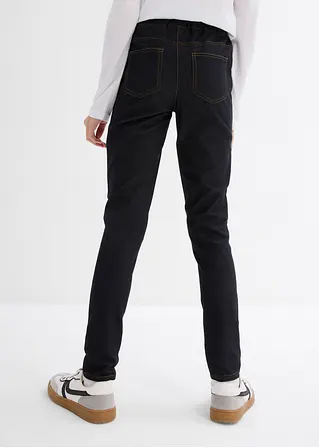 Bonprix Enge Leggings In Jeansoptik - Schwarz - Kinder