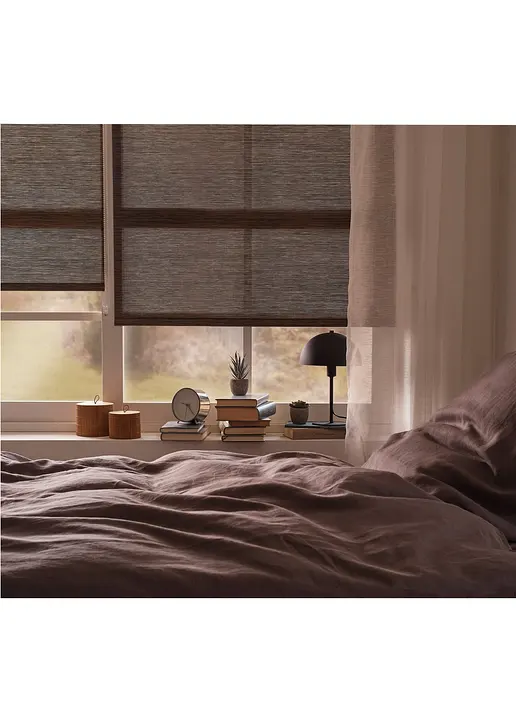bonprix Fensterdekoration im Natur-Look - braun