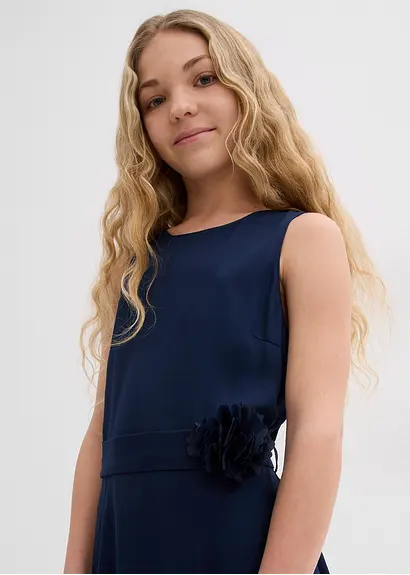 Bonprix Festliches Mädchen Kleid - Blau - Kinder