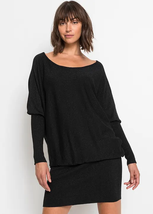 Bonprix Geschmackvolles Kleid - Schwarz - Damen