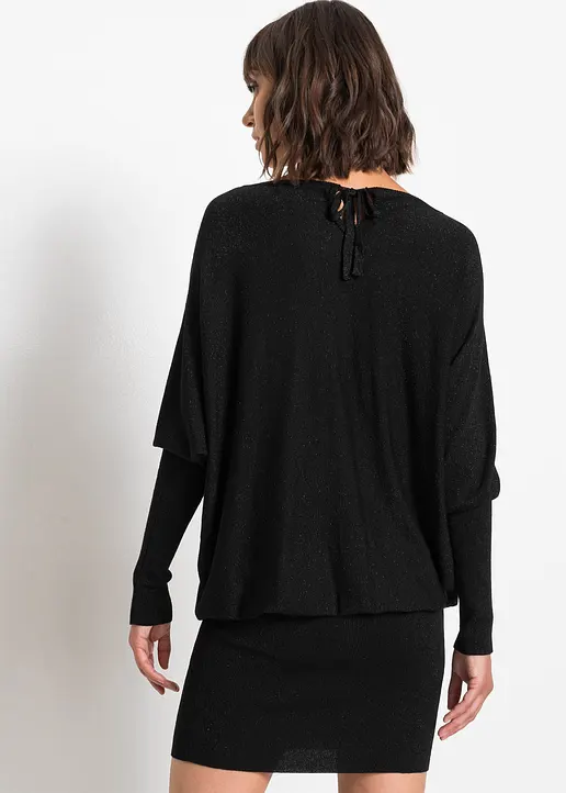 Bonprix Geschmackvolles Kleid - Schwarz - Damen