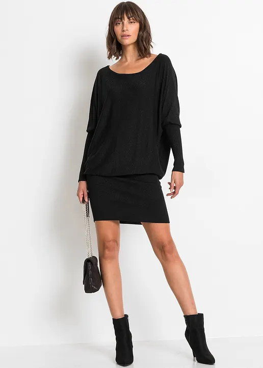 Bonprix Geschmackvolles Kleid - Schwarz - Damen