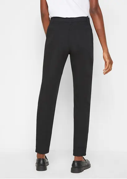 Bonprix High Waist Mom-Fit Hose - Schwarz - Damen