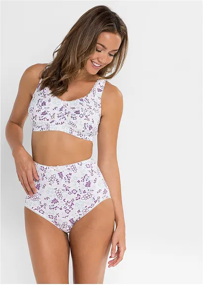 Bonprix Hübscher Taillenslip Mit Blumendruck - Damen