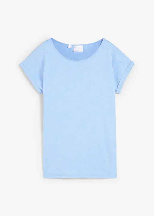 bonprix Hübsches Shirt mit Flügelärmeln - blau - Damen