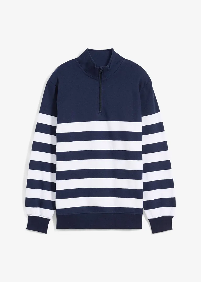 bonprix Jungen Strickpullover - blau - Kinder