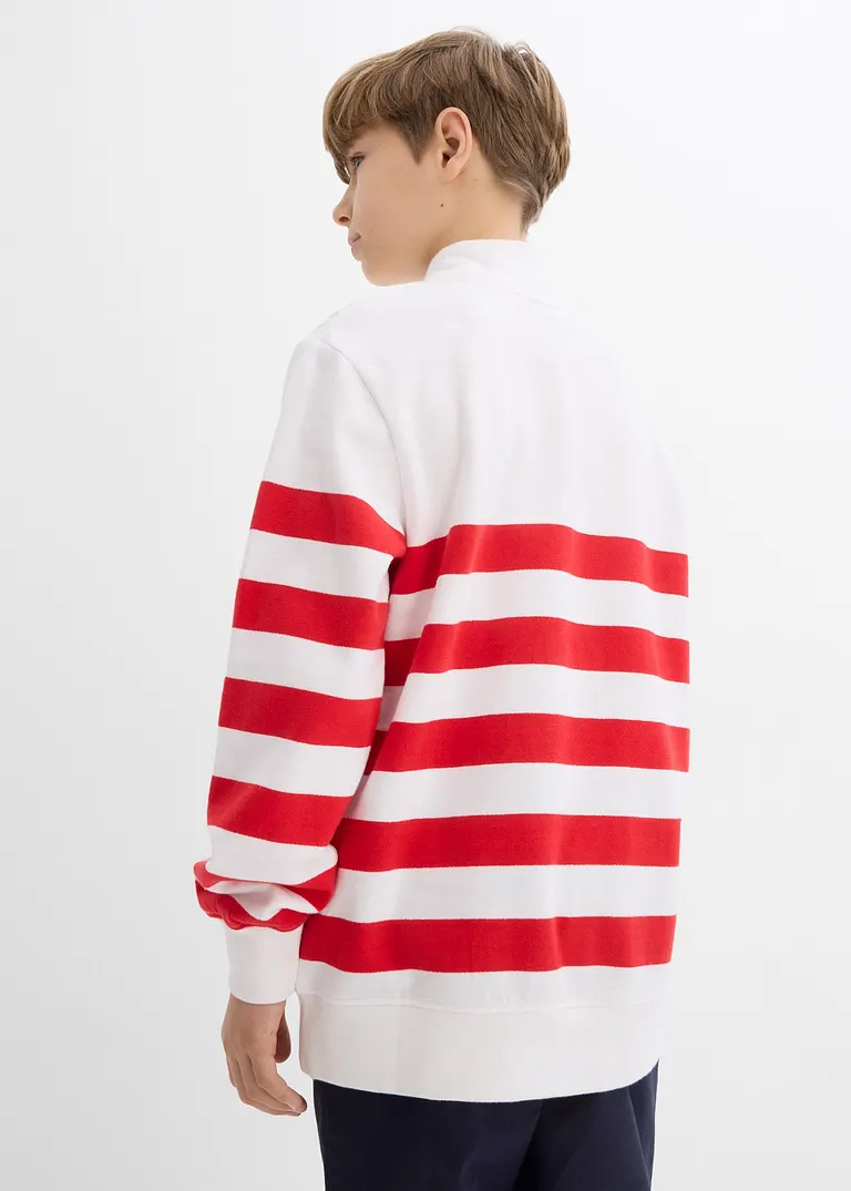 Bonprix Jungen Strickpullover - Weiß - Kinder