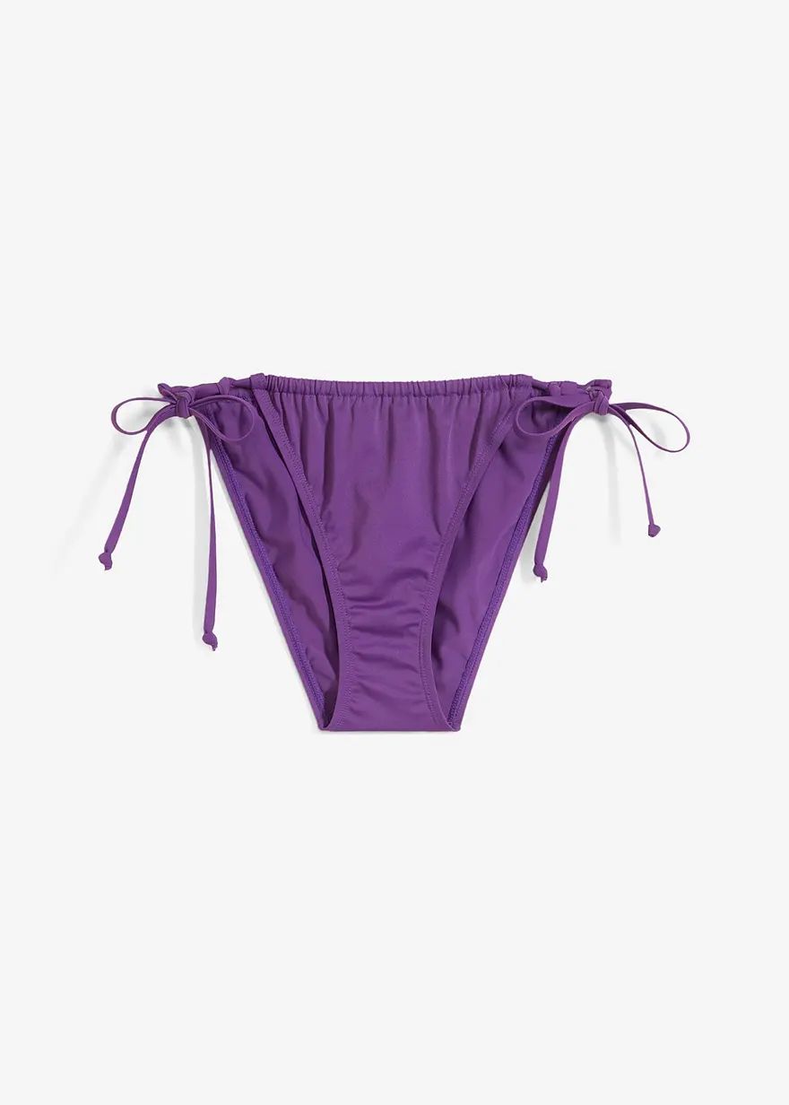 bonprix Knappe Bikinihose zum Binden - lila - Damen
