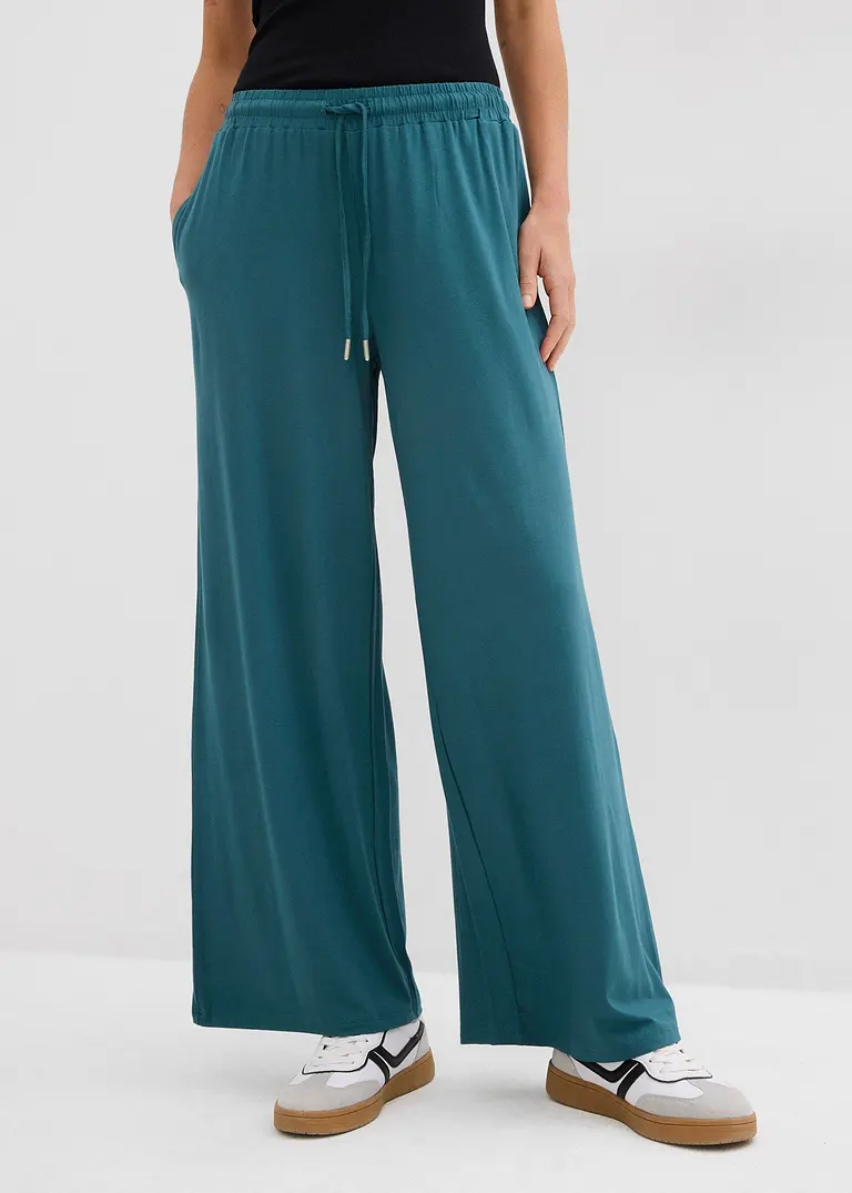 Bonprix Lässige Culotte Knöchelfrei - Petrol - Damen
