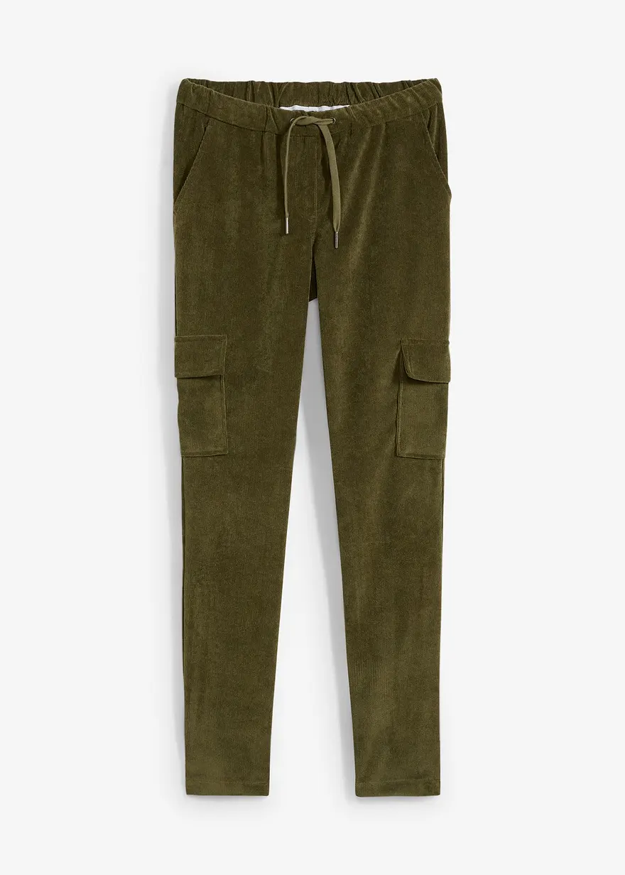 bonprix Lässige Hose mit Seitentaschen - grün - Damen