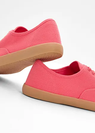 Bonprix Lässiger Sneaker Aus Canvas - Pink - Damen