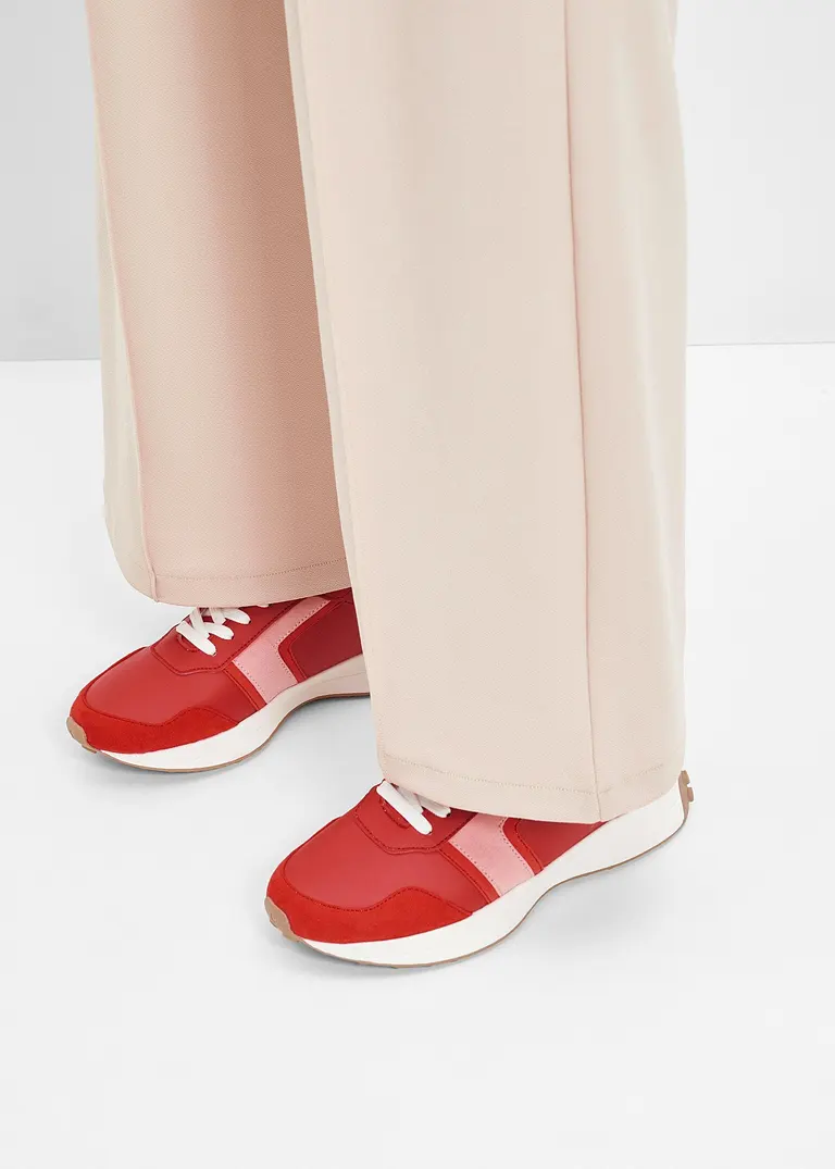 Bonprix Lässiger Sneaker Für Den Alltag - Rot - Damen