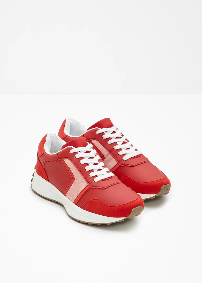 Bonprix Lässiger Sneaker Für Den Alltag - Rot - Damen