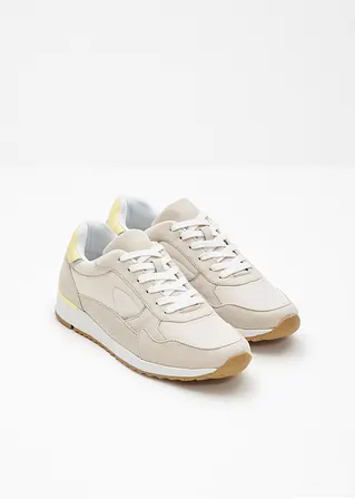 Bonprix Lässiger Sneaker Im Retro Look - Beige - Damen