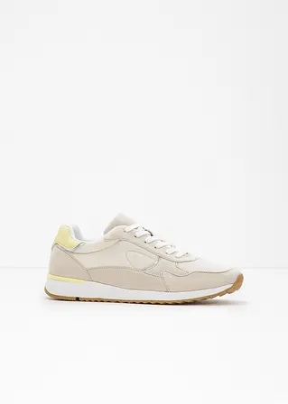 bonprix Lässiger Sneaker im Retro Look - beige - Damen bonprix Lässiger Sneaker im Retro Look - beige - Damen