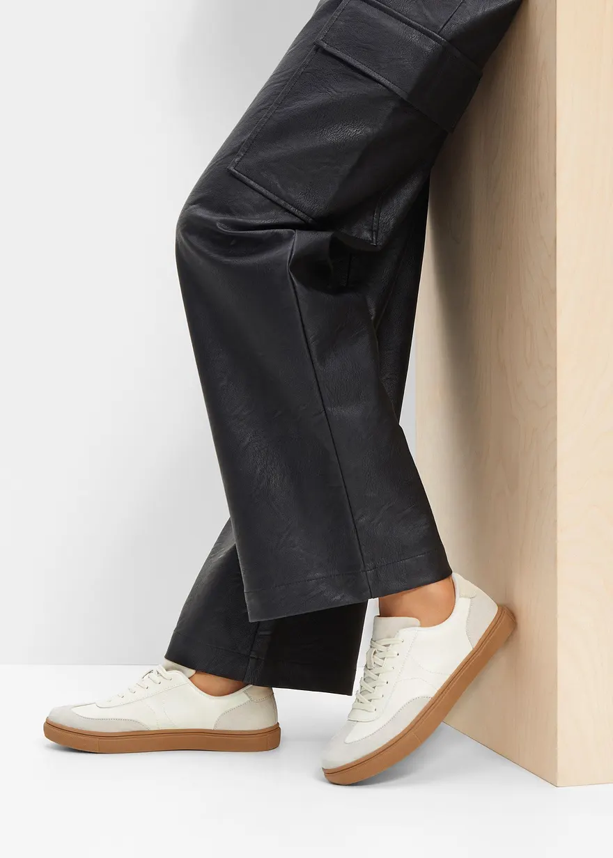 Bonprix Lässiger Sneaker Im Retro Look - Weiß - Damen