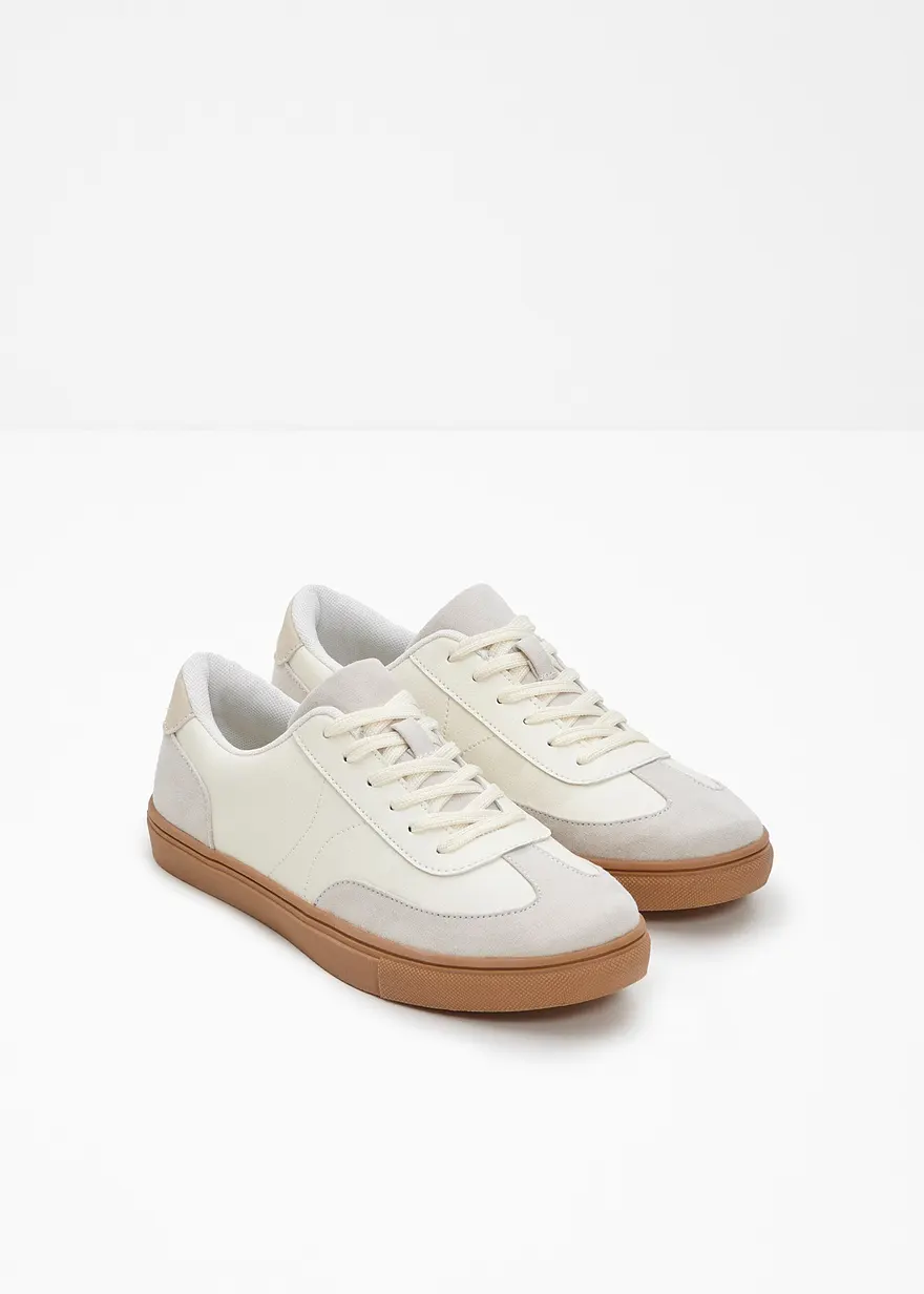 Bonprix Lässiger Sneaker Im Retro Look - Weiß - Damen