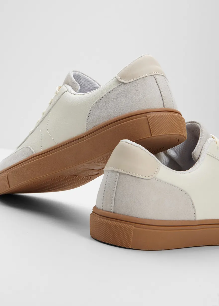 Bonprix Lässiger Sneaker Im Retro Look - Weiß - Damen