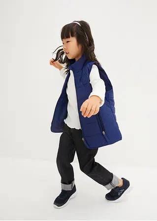 Bonprix Leichte Mädchen Steppweste - Blau - Kinder