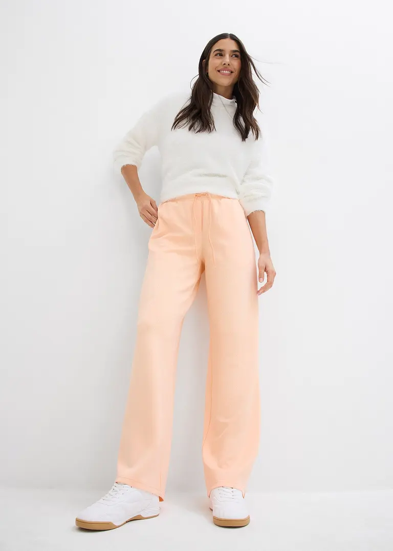 Bonprix Locker Sitzende Scuba-Hose - Orange - Damen