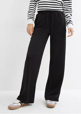 Bonprix Locker Sitzende Scuba-Hose - Schwarz - Damen