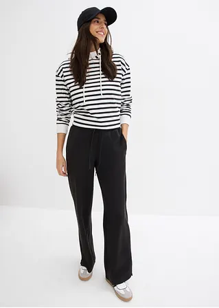 Bonprix Locker Sitzende Scuba-Hose - Schwarz - Damen