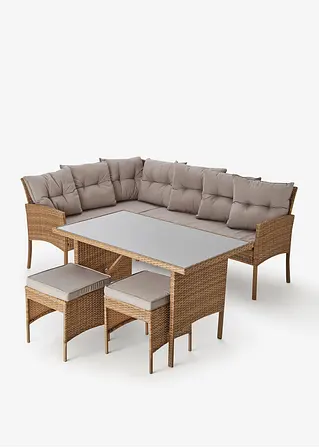 Bonprix Lounge Ecke In Natur/grau - Natur/grau