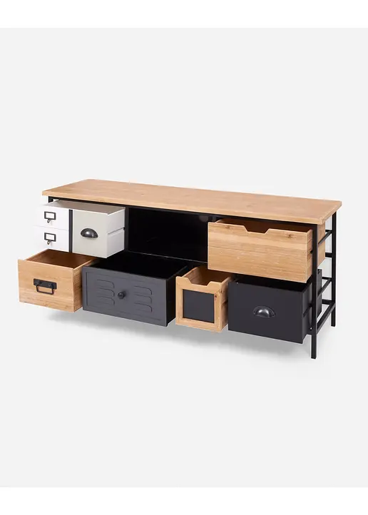 Bonprix Low-Board - Grau - Wohnen & Garten