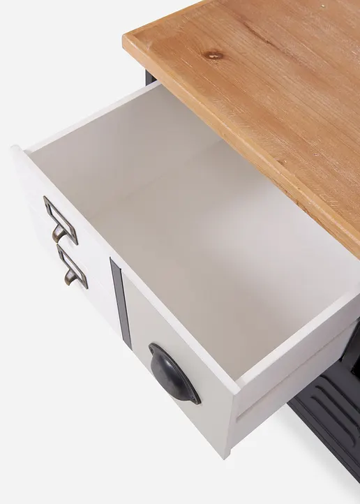 Bonprix Low-Board - Grau - Wohnen & Garten