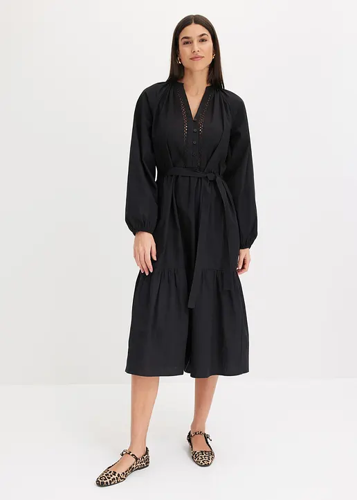 Bonprix Luftig Und Leicht - Schwarz - Damen