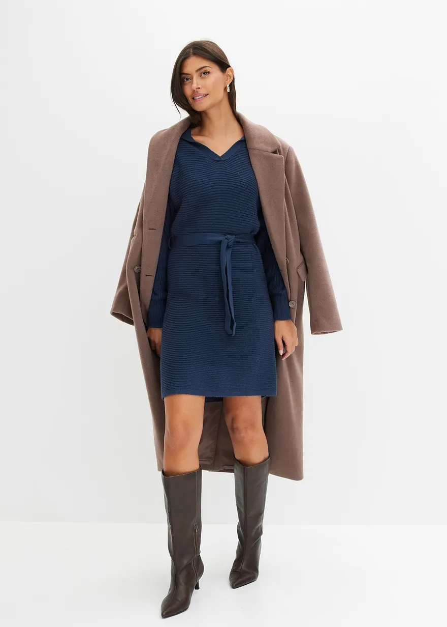 Bonprix Mit Bindeband - Blau - Damen